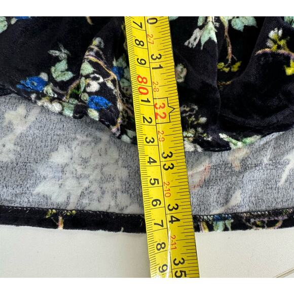 Zadig & Voltaire Women’s Black Reveal Velvet Blossom Mini Dress SZ S - Picture 7 of 8